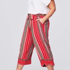 Loft Sirena Fluid Tie Waist Pants